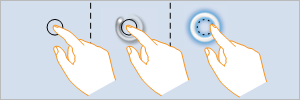 Gestures in Windows 7 for Multi-touch
